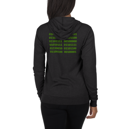 Hello World! Binary Hoodie