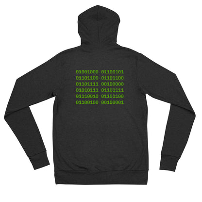 Hello World! Binary Hoodie