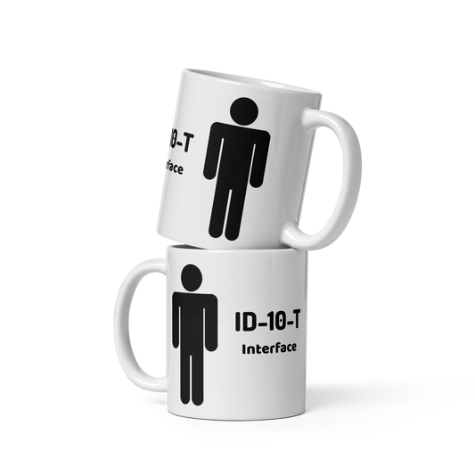 ID-10-T Coffee Mug (White)